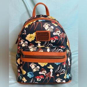 Loungefly x Disney Bambi & Friends Floral All Over Print Backpack